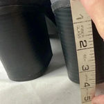 American Eagle WOMENS SIZE 10 GRAY SUEDE LIKE ANKLE BOOT BACK ZIPPER 4”HEEL Photo 4