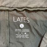 LATES Lounge Set Women's Size L Olive Green Shirt & Pants Casual Comfy Size L Photo 3