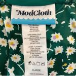 Modcloth Alyssa XL Bikini Floral Top Green Flora Photo 5