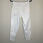 Bill Blass Vintage White Peg Leg Jeans Sz 4 Petite 28" waist Photo 2