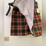 BP NWT  Pride Pleated 100% Cotton Twill Skirt in red laurel size small Photo 6