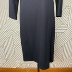 Eileen Fisher  Bateau‎ Neck Shift Dress Black Photo 2
