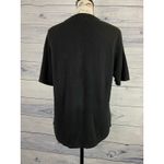 City Trend Short Sleeve Knit Top Women Size XL Black Acrylic Crew Neck Photo 2