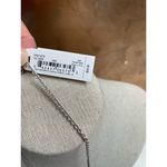 The Sak NWT The‎  Hammered Silver Y Pendent Drop Necklace w/ Adjustable Clasp Photo 5