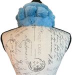 Faux Fur NEW Blue Warm Neck Scarf Wrap One Size Photo 1