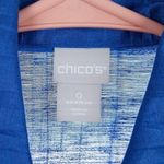 Chico's  Crinkled Linen-Blend Shirt-Jacket Size 0 US Size 4/6 Photo 4