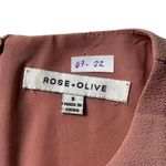 Rose + Olive Pink Blush Basic Blouse Women Top Size Small | 67 Photo 3