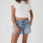 We The Free Free People  Ivy Mid Rise Denim Shorts in San Andreas size 24 Photo 3