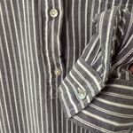 Rails  Elle striped long sleeve shirt, grey and white - small Photo 2