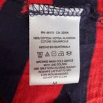 Pilcro  Anthropology Striped Navy and Red 3/4 Sleeve Top Size Medium EUC Photo 2