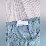 Blush BJ Women’s Ditsy Floral Tied Long Sleeve Crop Top Photo 4