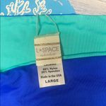 l*space L* Aqua and Royal Blue Bikini Bottoms Photo 1