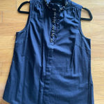 J.Crew  Jeweled Sleeveless Top Photo 0