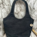 The Sak  Large Black Knit Hobo Purse Tote Bag Carry All Everyday Slouchy Photo 0