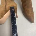 JUST FAB Khloy Stretch Stiletto Booties Tan Slip On Size 9.5 New With Box Photo 7