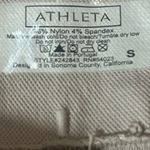 Athleta  SHIMMER STRIPE TIGHT Foxtail Taupe Leggings Size Small Photo 3