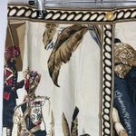 Mondi Wrap Skirt Size 38 Majestic Collection Elephant Print RARE Vintage Tan Photo 1