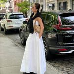 NEW Favorite Daughter The Favorite Linen Dress White Size 10 Photo 1