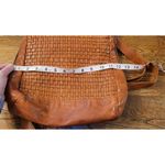 Vilenca Holland Emilia Intrecciato Woven Leather Backpack Brown Photo 9