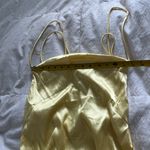 LIONESS Butter Yellow  Drawstring Maxi Dress Photo 5