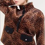 Urban Outfitters NEW Winston Velvet Leopard Pullover S Photo 1