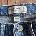 Abercrombie & Fitch Curve Love The Mom High Rise Distressed Jean Shorts Sz 0/25 Photo 6