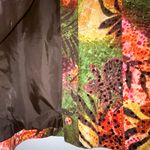 Chico's Chico’s Floral Print Sequins Embellished 3/4 Sleeve Snap Button Front Jacket Photo 4