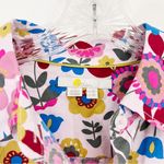 Boden USA Boden Colorful Floral Buttondown Shirt Size 4 Photo 7