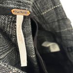 Free People  Plaid Cropped Trouser Pants Women’s Size 2 Black Academia Style Photo 8