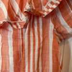 Marc New York ‎ Orange And White Stripe Top Large Photo 4