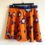 3.1 Phillip Lim for Target 20th Anniversary Skirt Animal Print Flare Lined Sz 12 Blue Photo 0