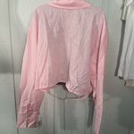 Open Edit  Pink Long Sleeve V Neck  Top Size 3X NWT Photo 5