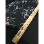 Forever 21  Black Floral Print Puff Sleeve Square Neck Mini Dress Women's Size S Photo 5