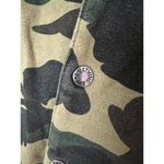 Bape A Bathing Ape Green Camo Womens Long Varsity Jacket Size S Coat （RARE） Photo 3