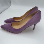 Ivanka Trump Ivanka Tirra Womens 6M Suede Lavender Pointed Toe Stiletto Heel Shoes Party Chic Photo 2