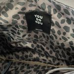 Stella & Dot  Black Nylon Leopord Shoulder Bag 12"x10"x3" Photo 3