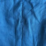 Reformation Robles Blue Linen Mini Dress Size 8 Photo 6