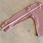 Charlotte Russe  Textured Mauve Long Sleeve Top Photo 8