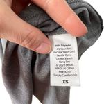 LuLaRoe Nicole Solid Gray Elbow Sleeve Fit & Flare Dress Photo 4