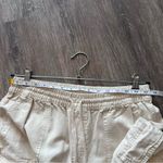 Aerie  wide leg cargo pants‎ cream beige Photo 3