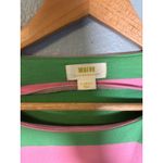 Anthropologie Maeve French Terry Sweatshirt in Pink Green Stripe Size XS Photo 3