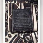 Brighton Black and White Animal Print Handbag with Decorative Charms Photo 4