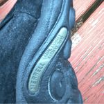 Merrell  Women’s Jungle Moc Slip On Loafers 7 Black Suede OrthoLite Comfort Photo 11