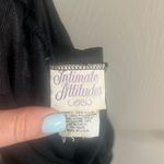 ✨Vintage Intimate Attitudes Sheer Lace Chemise Slip Sz 3X Dress✨ Black Photo 5