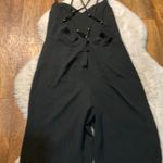ASOS Design Jumpsuit Size 4 Black Open Back Strappy Photo 9