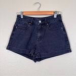 PacSun  Black Denim Mom Jean Shorts Women’s 24 Festival Summer Beachy Vacation Photo 9