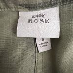 Knox Rose  Jacket Women Small Open Front Waterfall‎ Hem Camouflage Camo Utility Photo 6