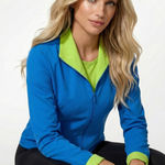 90s DRAPERS AND DAMONS Blue Green Matching Shirt Jacket Set Photo 0