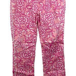 Lilly Pulitzer Lilly Pulitzer Vintage Pink Pants White Piping Detail Floral Size 6 Photo 0