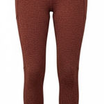 Athleta Women’s Exhale Heel Tight Stash Pocket Softluxe Size M Burgundy Photo 0